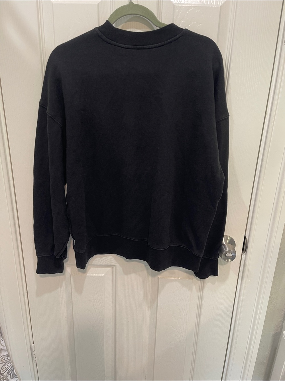 Vans Black Crewneck Sweatshirt with Pink Logo and Yellow Graphic size small - Picture 5 of 8